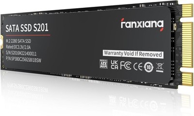 fanxiang M.2 SATA SSD 512GB 2280 Interne Festplatte mit SLC Cache