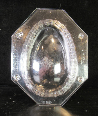 TOMRIC H 521 Large 3D Easter Egg Chocolate Candy Mold 3 Pieces