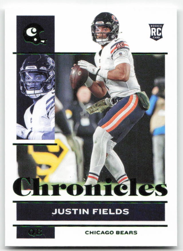 2021 Panini Chronicles #19 Justin Fields Green