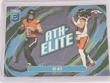 Bo Nix #6 2025 Panini Donruss Elite Ath-Elite Broncos  🔥 Gem Mint !  Broncos