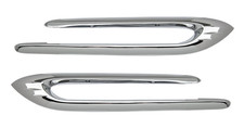 1953-1954 Ford Truck Hood Side Emblems Boomerangs