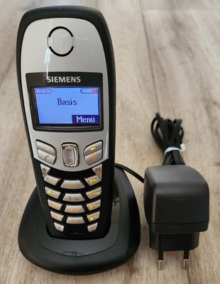 Siemens Gigaset C45 Mobilteil, Ladeschale und Netzteil