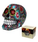 Puckator Day Of The Dead Floral Print Skull