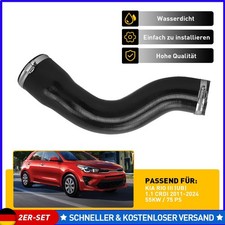 2xLadeluftschlauch für KIA RIO III UB 1.1 CRDI 75PS Turboschlauch 282742A060 Neu