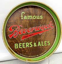 Vintage Beverwyck Beer & Ale Metal Serving Tr...