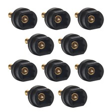 10Pack 3.5 M to TOSLINK F Audio Fiber Optical Conversion Head Toslink Adapter