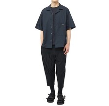 Issey Miyake Homme Pliss  Pleated Pants Navy M Size 2 NWT