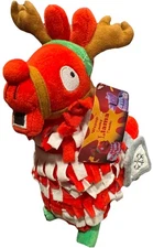 Wepop Lucky Llama Family Plush Red Reindeer Christmas Holiday Toy Collectible 