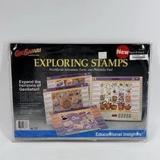 Geosafari Exploring Stamps Learning Game Cards 1994