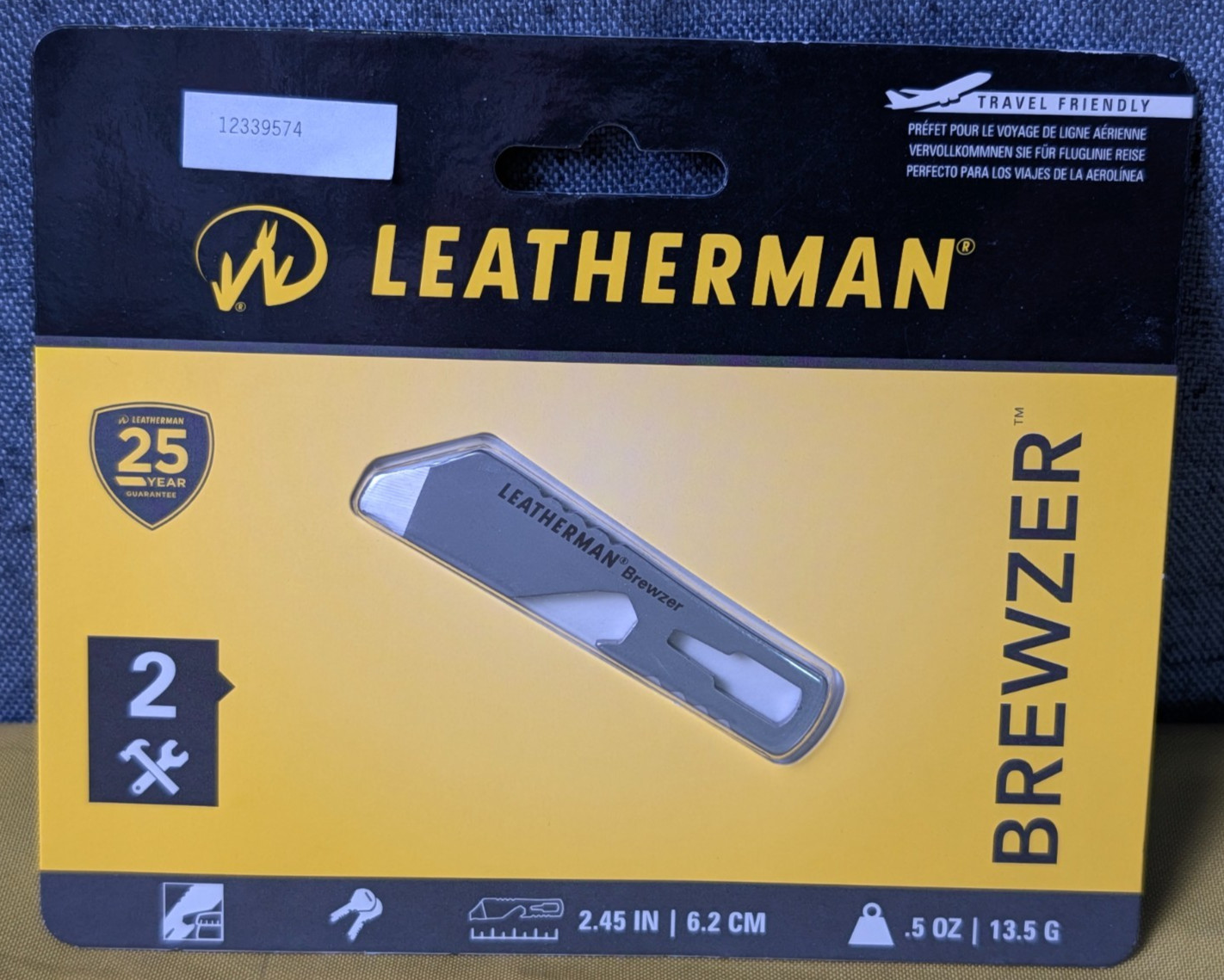 Leatherman Brewzer Multi-Tool Keychain Bottle Opener Pry Bar EDC Discontinued**