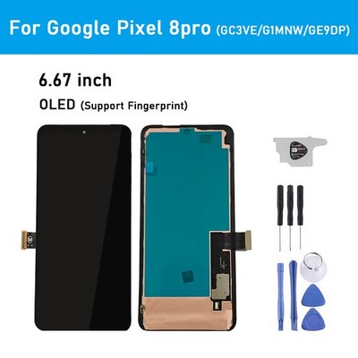 OLED Screen Replacement For Google Pixel 8pro LCD Display Touch Screen Digitizer