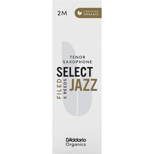 D'Addario Woodwinds Select Jazz, Tenor Saxophone Reeds - Filed,Box of 5 2M