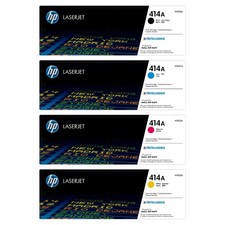 HP 414A Toner Set Genuine W2020A W2021A W2022A W2023A M454dw M479fdw w/ Chip