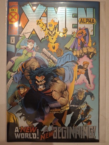 X-men: Alpha 1 - 1995 - 🔑Start of Age of Apocalypse🔑 NM 1st Print Foil Cover - Foto 1 di 8