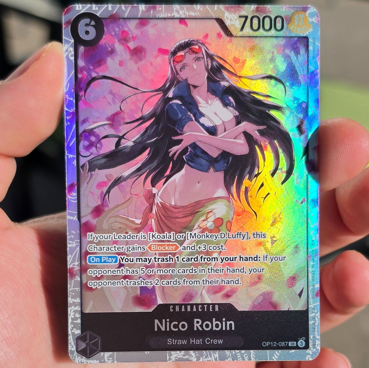 Nico Robin OP12-087 Legacy of the Master SUPER RARE Holo Foil