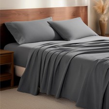 Bare Home Flannel Sheet Set 100 Cotton, Velvety Soft Heavyweight - Double Brush