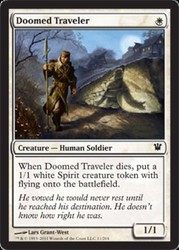Doomed Traveler #11 Common Innistrad Magic: The Gathering