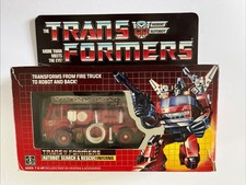 Inferno 100  Complete w Box 1985 Vintage Hasbro Action Figure G1 Transformers