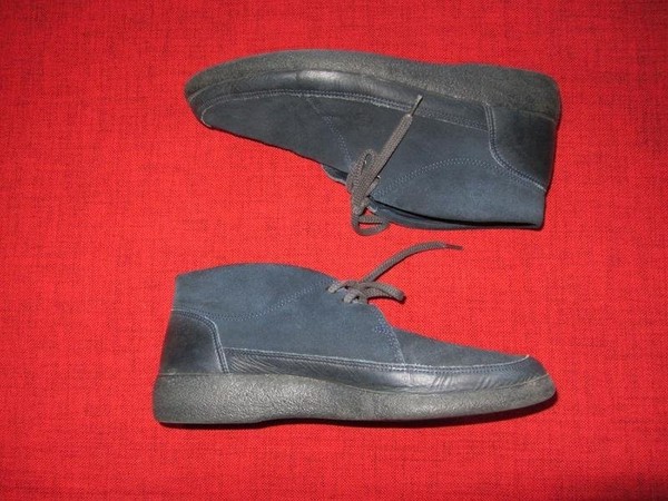 Men Bally Boots Navy Leather 41