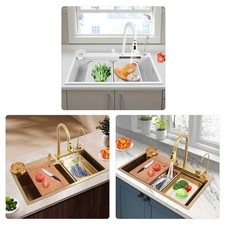 10Pcs Stainless Steel Wall-Mounted Towel Bar Bathroom Towel Bar Rail Towel Hang