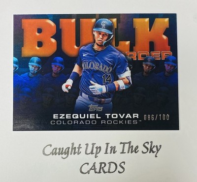 2025 Topps Flagship 2 Collection Ezequiel Tovar  Bulk Order  #086/100 Rockies