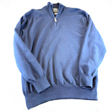 JOS A. BANK Traveler Collection Sweater Men Size XL Navy Blue Casual Business