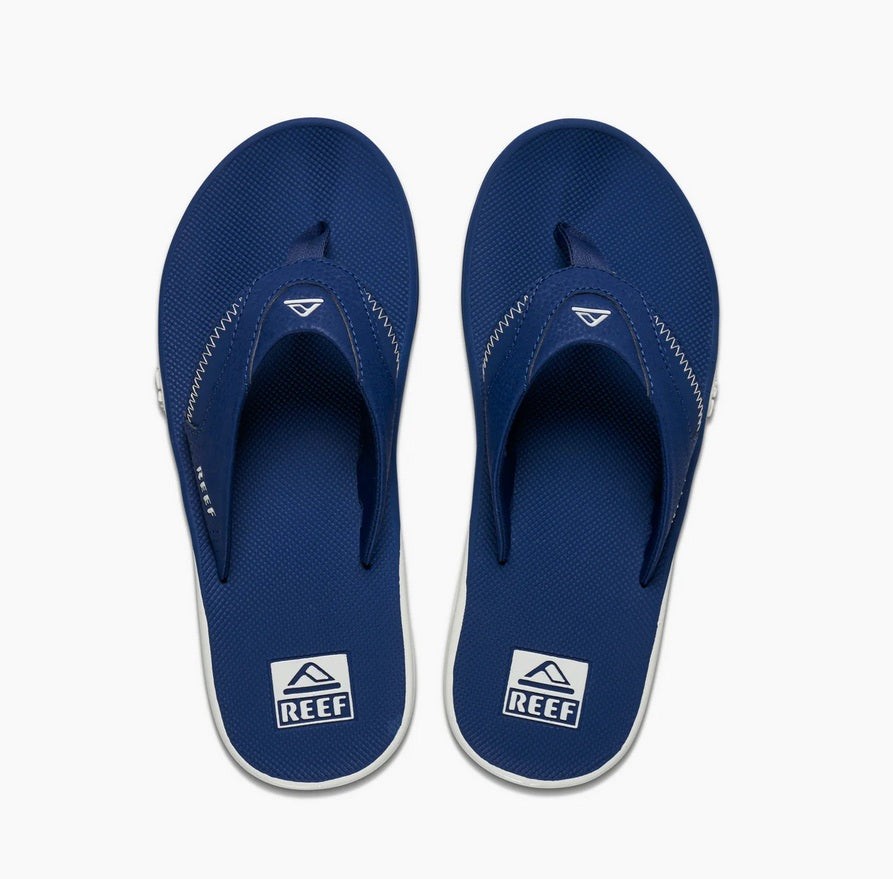 Reef Fanning Pregame Chanclas Para Hombre Navy/White NUEVAS