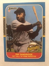 1987 Donruss Highlights Ray Dandridge #18