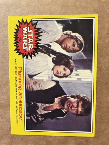 1977 Topps Star Wars #151 Planning an escape! — Raw
