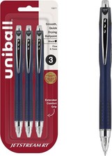 Jetstream RT Pens - NY Times Wirecutter Pen for Over a Decade - Pack of 3 Black