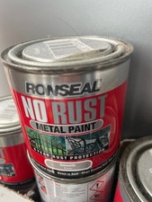 Ronseal Direct to Metal Paint Silver smooth 250ml NO RUST