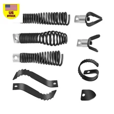 8PCS Drain Cleaner Drill Bits Professional Cutter Heads for Snake Machine Tools