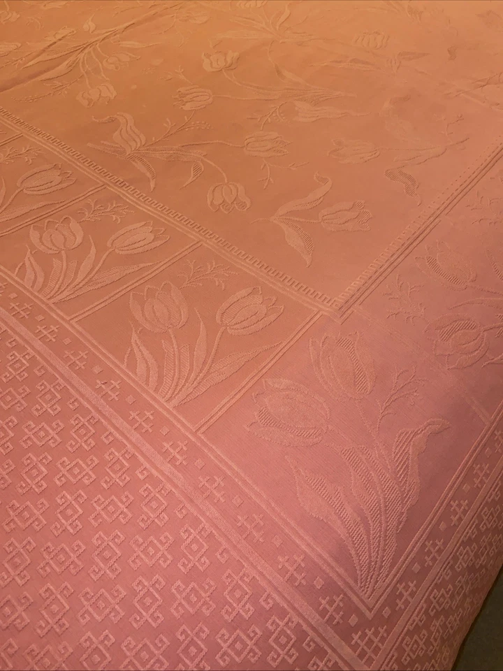 Funda Colcha Lujo $400 Queen/Doble Tamaño 240x215 Cm Algodón Melocotón Foto 2 de 4