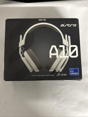 Logitech ASTRO A10 Gaming Headset Wired Headset - White