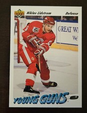 Niklas Lidstrom 1991 Upper Deck Young Guns #587