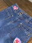 Pink House blue denim Jeans patches girls women’s ladies size 14 — photo 8