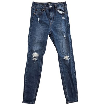 Wild Fable Womens S High Rise Silhouette Skinny Distressed Stretch Compfy Jeans