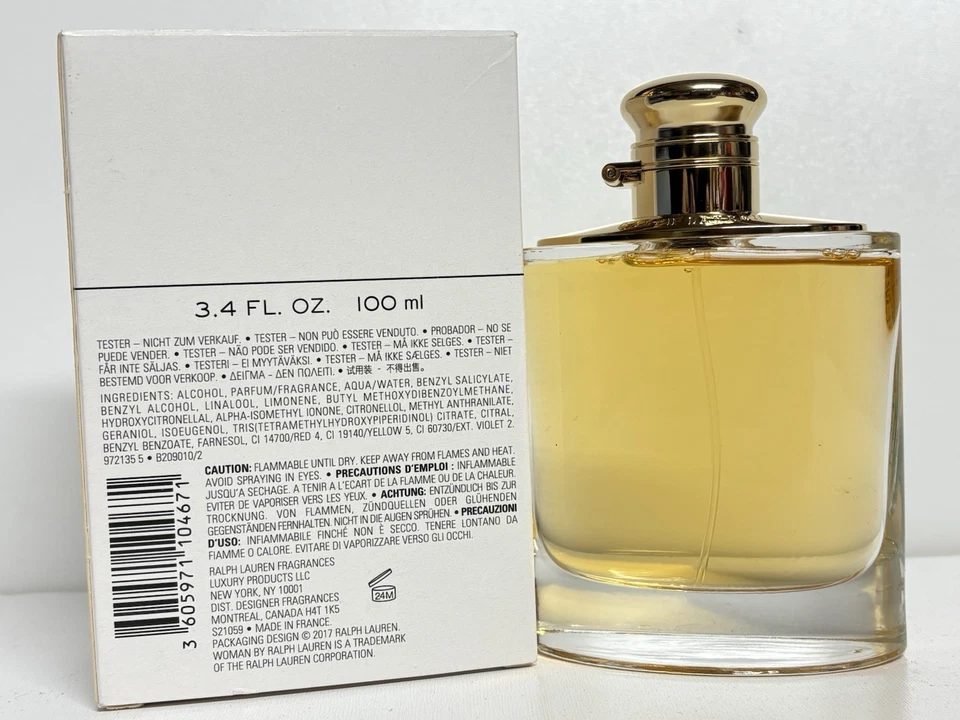 Mujer Por Ralph Lauren Perfume EDP Spray 3.4oz 100ml Caja Blanca Foto 3 de 4