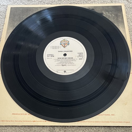 RANDY CRAWFORD-NOW WE MAY BEGIN, VINYL 12” LP 1980 UK - Imagen 3 de 9