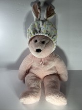 TY Beanie Buddy - Bonnet the Easter Bear (TY Store Exclusive) | ​MWMT Mint Tags