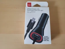 Verizon Mic34DualVPC-F Vehicle Charger with Dual Output New sealed in Box