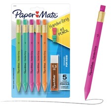 Paper Mate Handwriting Triangular Mechanical Pencils 1.3mm Assorted 5 Count Kids