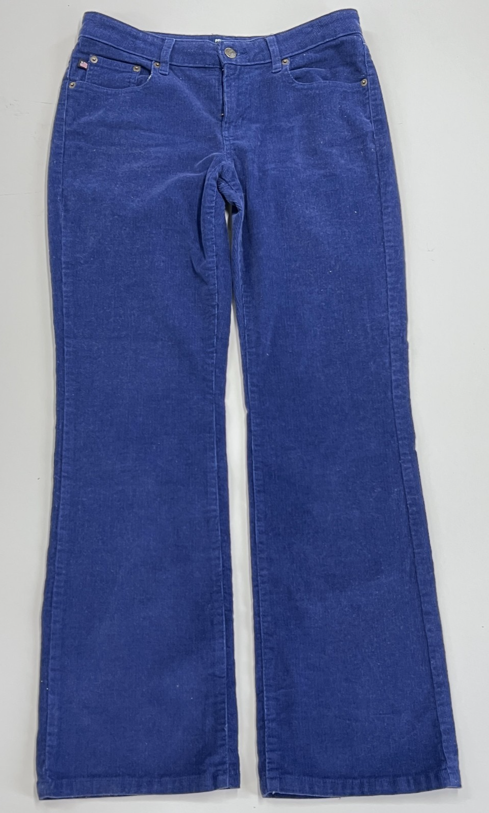 Polo Jeans Co Ralph Lauren Blue Corduroy Bootcut Pants Women’s 4 30x30