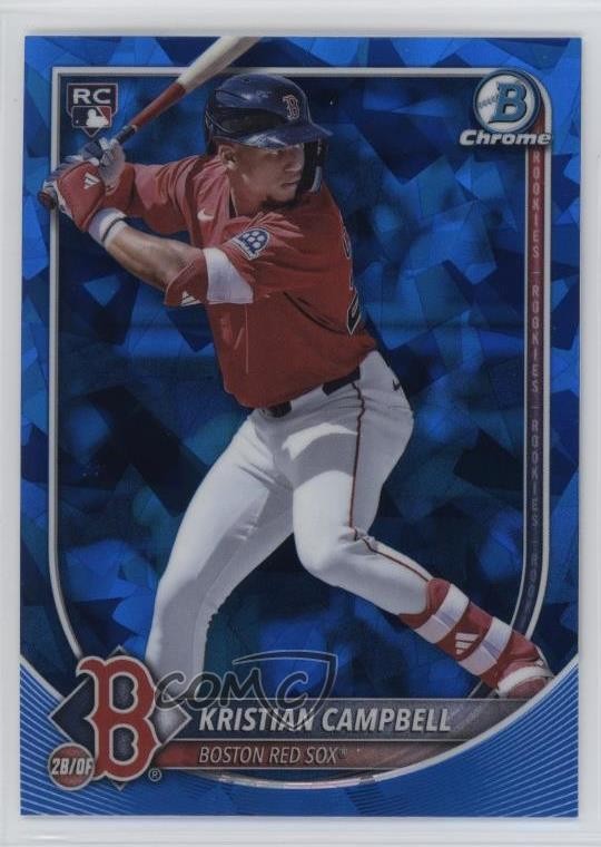 2025 Bowman Chrome Sapphire Edition Kristian Campbell #58 1c3k