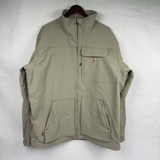 Carhartt Men's Super Dux Relaxed Fit Jacket Brown Water Repellent XL Tall