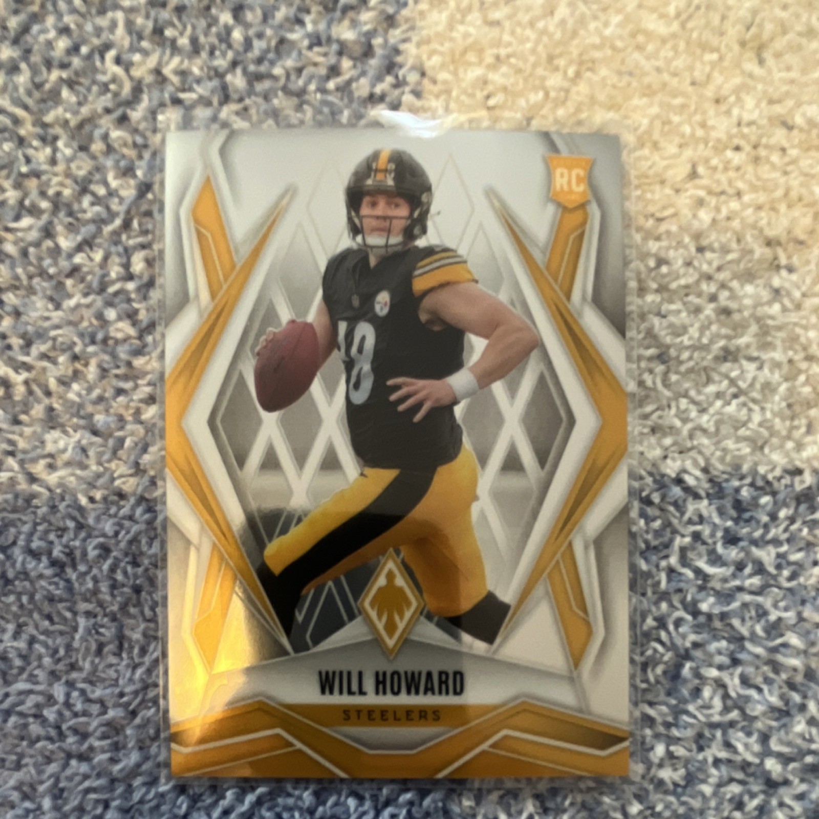 Will Howard Pittsburgh Steelers 2025 Panini Phoenix Rookie Card #165 Football