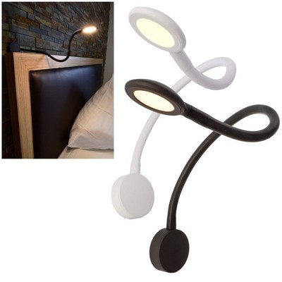 touch Led Bettleuchte mit Schwanenhals Lese-Lampe Nachttisch-Leuchte 230V 2,2W