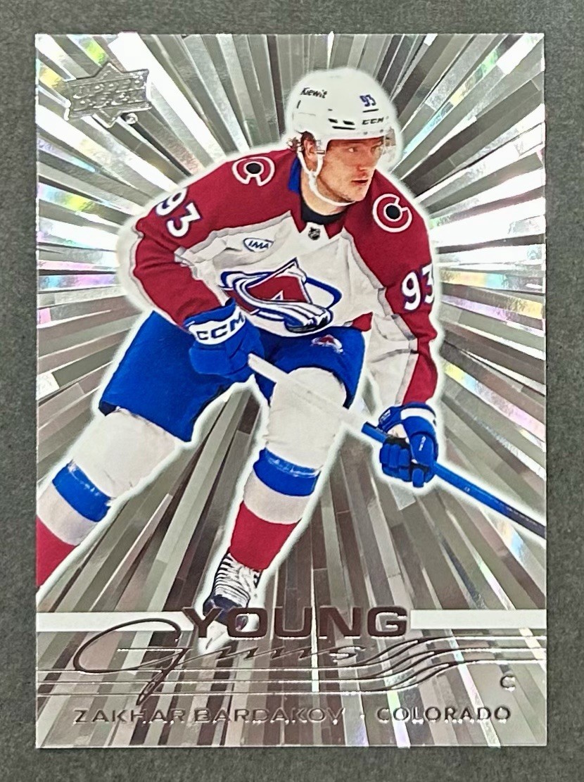 2025-26 Upper Deck Series 2 Zakhar Bardakov Young Guns Outburst #477 Avalanche