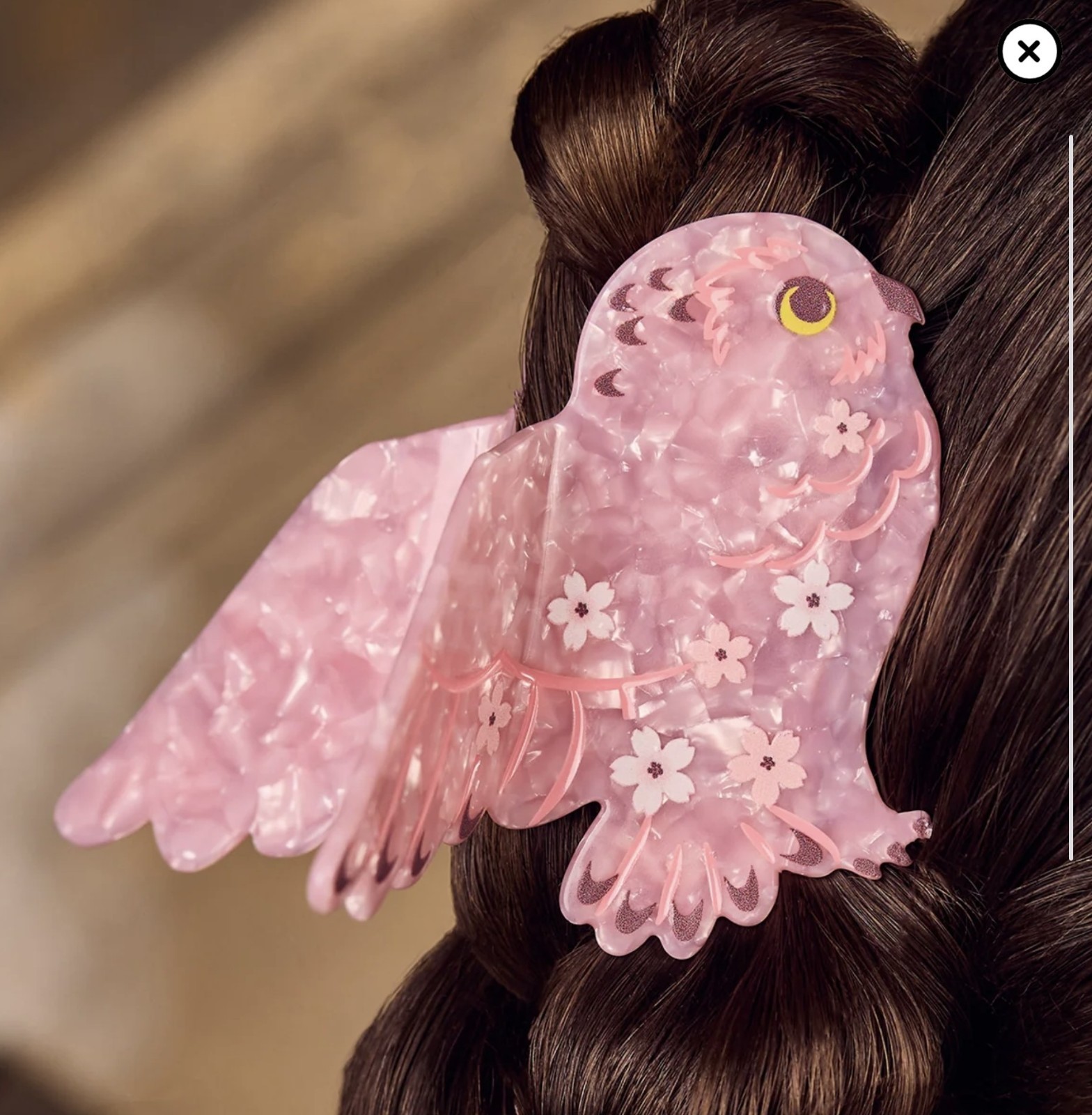 Sakura Owl Hair Clip Hair Accessories for Women and Girls Hair Accessories