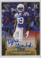 2020 Leaf Draft Auto Gold Tyrie Cleveland #BA-TC1 Auto 1j86